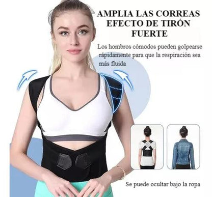 🔝Revolucionario Corrector de Espalda, Mejora tu postura Lumbar Anti-Joroba, Unisex - Original ✔️