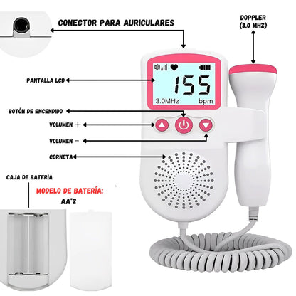 EcoDoppler™︎ - Monitor Latidos Fetal